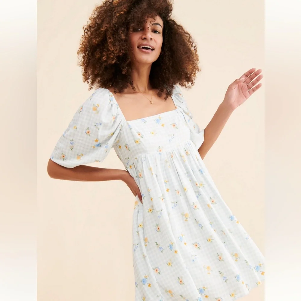 Sweet en Forme Gingham Mini Dress